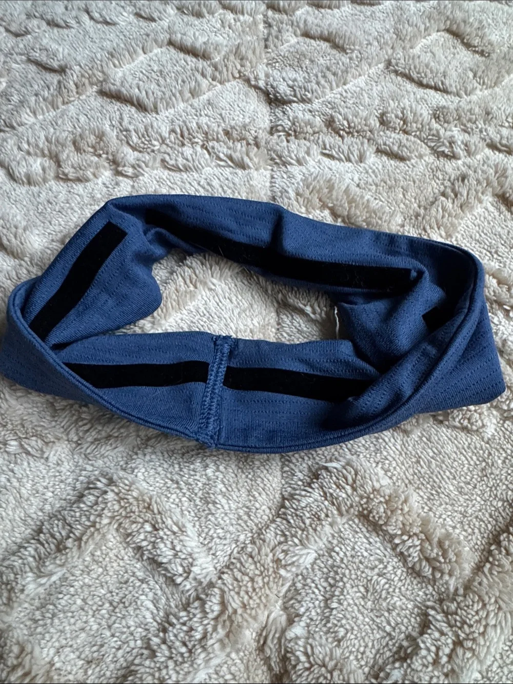 Lululemon Navy Blue Headband With Gripps